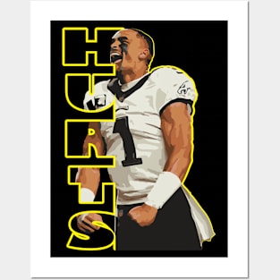 Jalen Hurts-Philadelphia Eagles Football Posters and Art